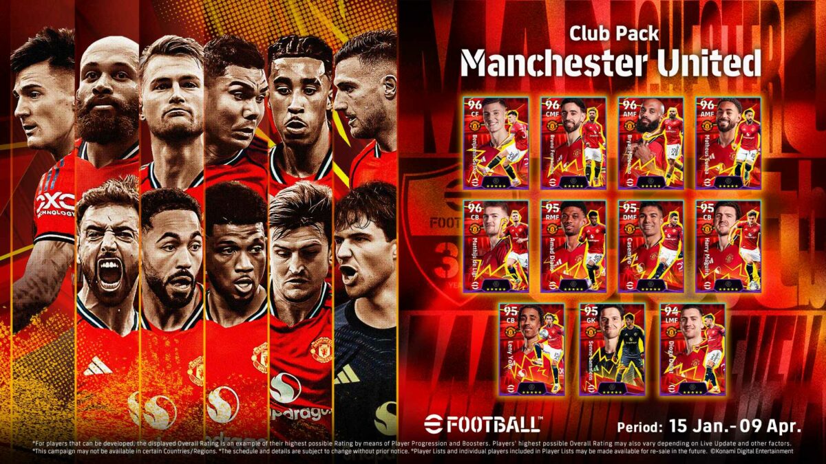 eFootball™ 突破 9.5 億下載!曼聯官方代表爭奪戰開打,傳奇球星 Best、Schmeichel 登場