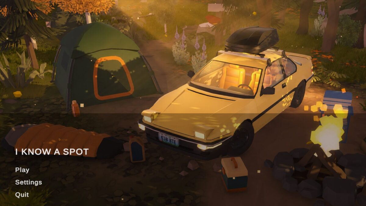《I Know a Spot》試玩:帶狗狗開車露營聽雨發呆的療癒放置作品