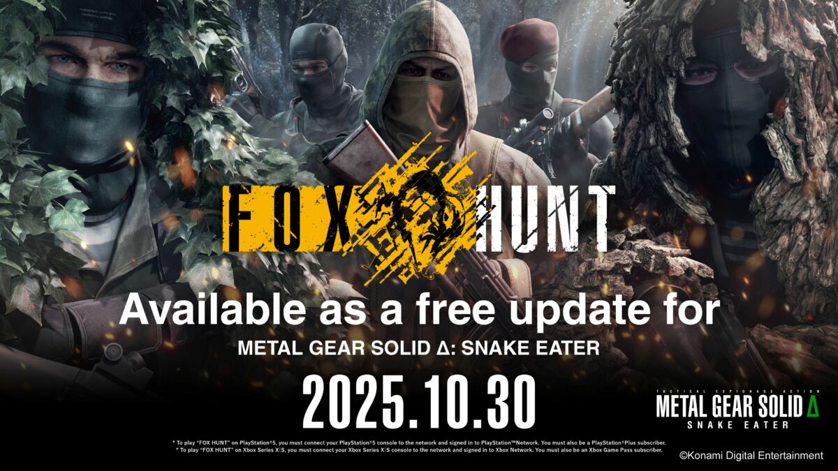 狩獵開始!《METAL GEAR SOLID Δ: SNAKE EATER》全新線上多人模式「FOX HUNT」現已上線