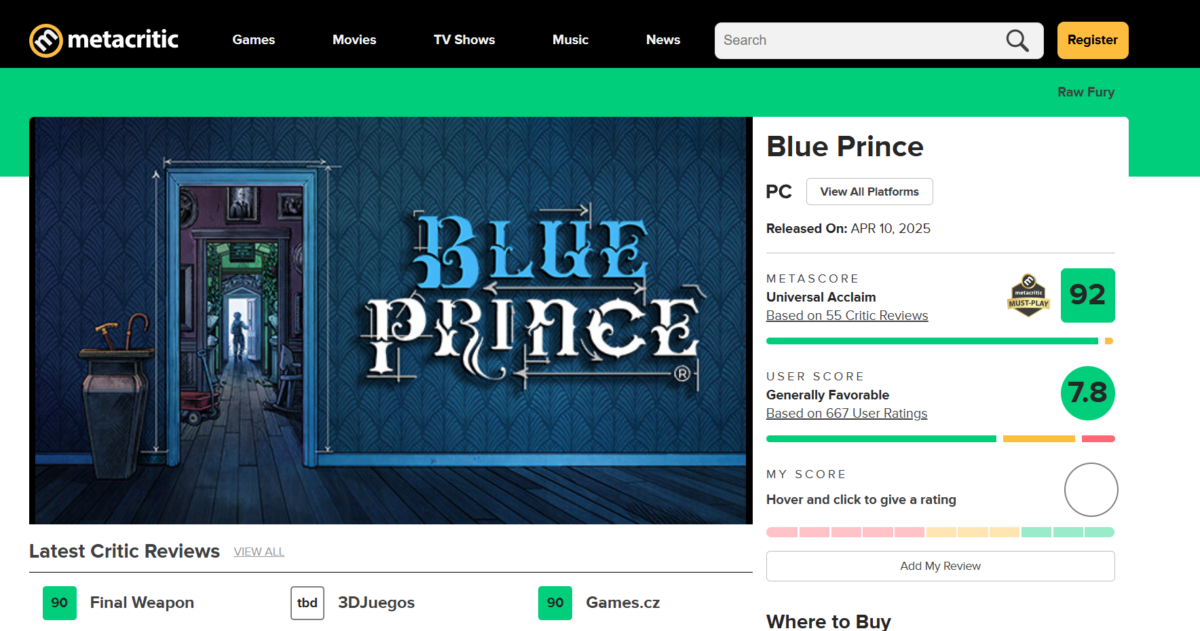 《Blue Prince》的八年孤獨之旅:從桌遊原型到 roguelike 遊戲,揭秘創作者 Tonda Ros 的解謎宇宙