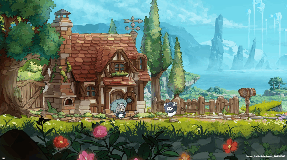 台灣獨立遊戲《夢遊邊境》Steam Demo 12 月 31 日開放,體驗「俯衝」破壞彈幕的黑暗童話之旅
