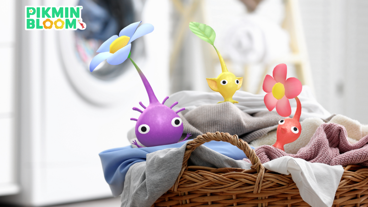 《Pikmin Bloom》推出全新「洗衣助手飾品皮克敏」,自助洗衣店和乾洗店可獲特殊花苗